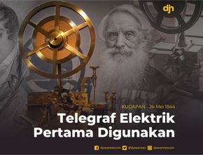 Telegraf Elektrik pertama Digunakan