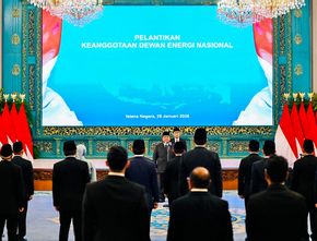Dewan Energi Nasional Resmi Dilantik, Prabowo Tegaskan Prioritas Ketahanan Energi