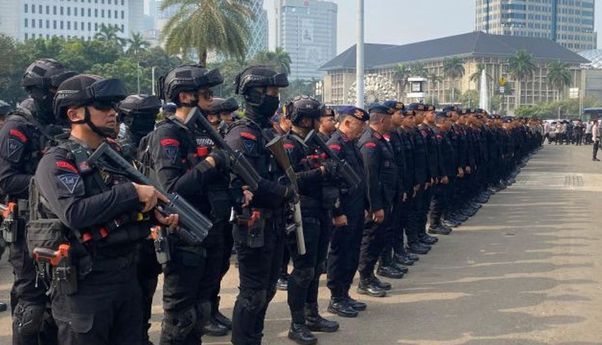 Ribuan Petugas Gabungan Dikerahkan Amankan Aksi Reuni 411 di Depan Istana Negara