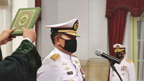 Momen Pelantikan Panglima TNI: Yudo Margono Sempat Salah Ucap Sumpah Jabatan