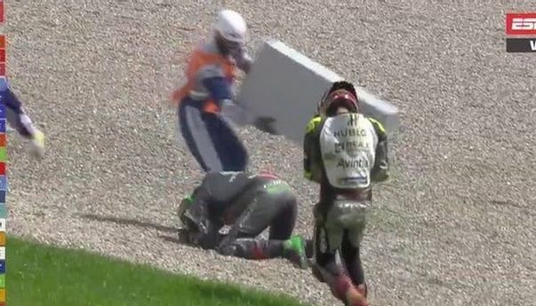 Johann Zarco Masuk Ruang Operasi setelah Tabrakan dengan Franco Morbidelli di MotoGP Austria