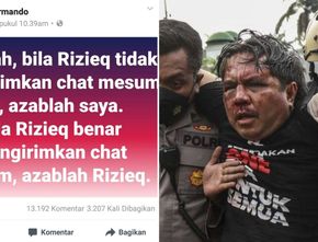 Sumpah Ade Armando Soal Habib Rizieq kembali Viral: Jika Terbukti Benar, Terazablah Rizieq