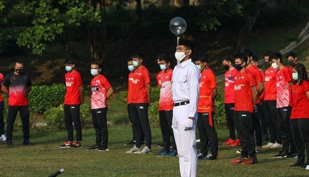 Perayaan HUT Kemerdekaan RI ke-75 di Pelatnas PBSI, dari Upacara sampai Balap Karung