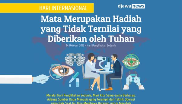 14 Oktober, Menjaga Kesehatan Mata di Hari Penglihatan Sedunia