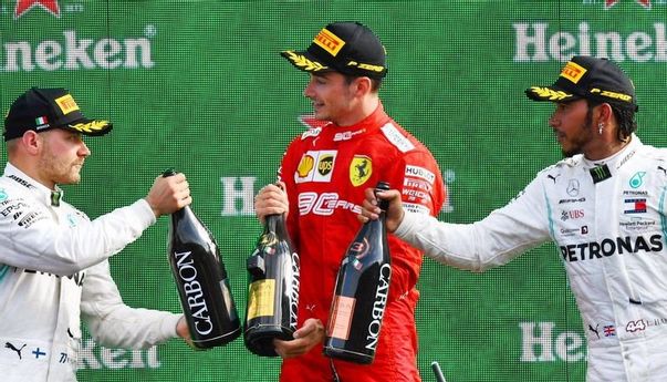 Perayaan Juara Tanpa Podium, Formula 1 Tetap Jalan