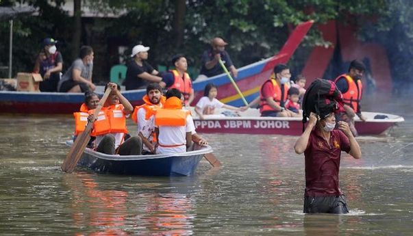 Terancam Diterjang Banjir Gelombang Ketiga, 10 Ribu Warga Malaysia Masih Mengungsi