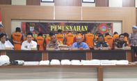 Polres Nunukan Musnahkan 15,7 Kilogram Sabu, Pil Ekstasi, dan Belasan Botol Liquid Ganja Sintetik