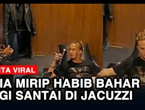 Viral! Video Habib Bahar Smith Bersantai di Jacuzzi Sambil Merokok, Husin Alwi: “Kayak Firaun”