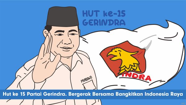 HUT Partai Gerindra: Pujian Jokowi hingga Kehadiran Kader Eks Demokrat