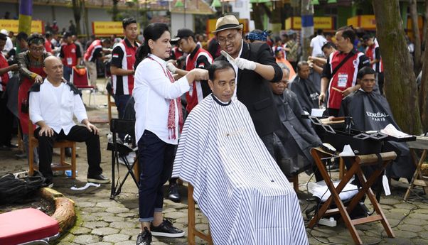 Jadi Presiden Lagi, Model Rambut Jokowi Undercut!