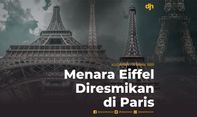 Menara Eiffel Diresmikan di Paris
