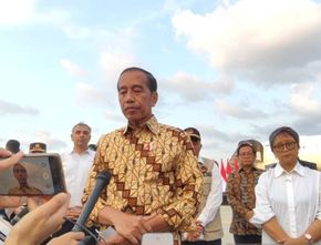 Ditanya Soal Berkantor di IKN Bulan Ini, Jokowi: Airnya Sudah Siap Belum?