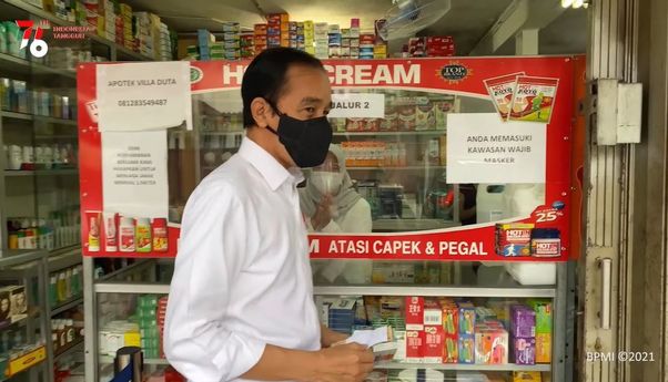 Berbekal Secarik Kertas, Jokowi Kaget Stok Obat COVID-19 di Apotek Kosong, Langsung Kontak Menkes