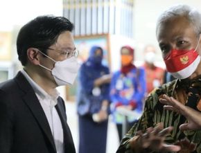 Menkeu Singapura Temui Ganjar Pranowo di Jateng: Indonesia Sangat Penting untuk Negara Kami