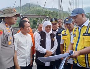 Pemprov Jatim Prioritaskan Perbaiki Sejumlah Jembatan Rusak Akibat Lahar Dingin Semeru