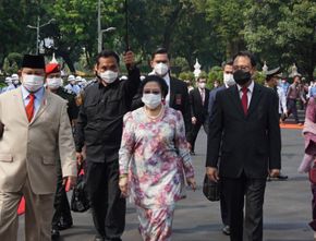 Resmikan Patung Bung Karno Naik Kuda, Prabowo: Ini Bukan Memuju Masa Lalu