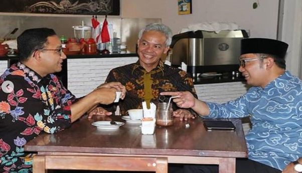 Semeja dengan Anies Baswedan, Ganjar Pranowo Bercanda Soal Rambut Putih