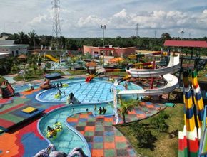 Ini Dia Keseruan Wisata Air Sapadia Boombara Waterpark di Pedamean, Labuhanbatu