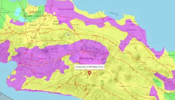 Badan Geologi Paparkan Sebab Terjadinya Gempa M 5.0 di Kabupaten Bandung