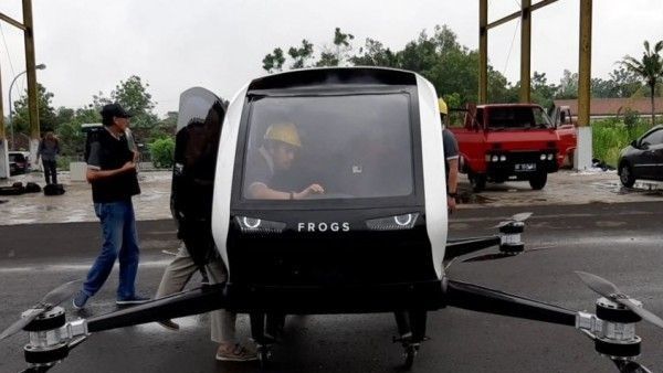 Taksi Drone Pertama di Indonesia Diuji Coba di Jogja