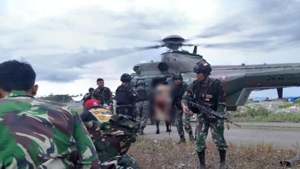 Baku Tembak TNI VS KKB Papua, 1 Prajurit Satgas Tengkorak TNI Tewas