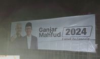 70 Spanduk Ganjar-Mahfud di Banten Dicopot: Dipasang Siang, Jam 3 Pagi Sudah Hilang