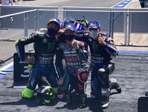 MotoGP Andalusia 2020: Quartararo Juara Lagi, Rossi Akhirnya Naik Podium