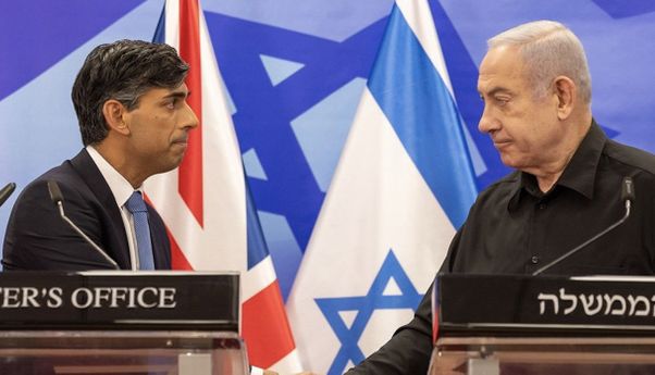 Bertemu Netanyahu, PM Inggris Rishi Sunak Nyatakan Dukungan Penuh ke Israel untuk Memburu Hamas