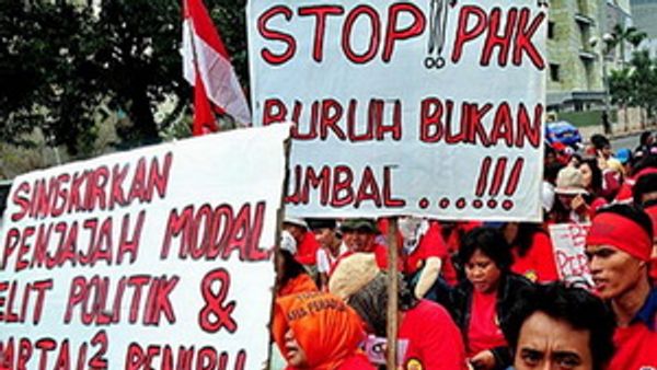 Demo GEBRAK Tuntut Upah Murah dan UU Ciptaker, 1.499 Personel Gabungan Turun ke Jalan