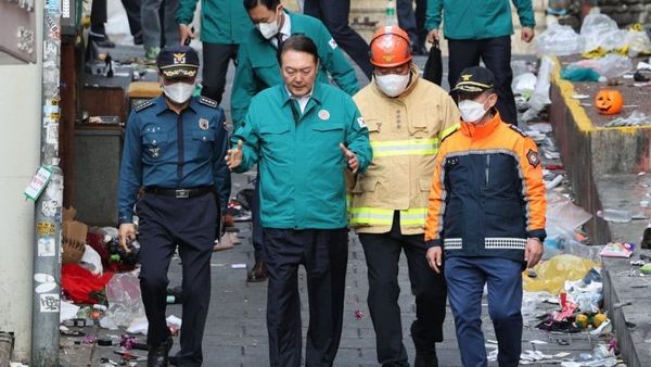 Presiden Korea Selatan Umumkan Sepekan Masa Berkabung Atas Tragedi Haloween Itaewon: Ini Benar-benar Tragis