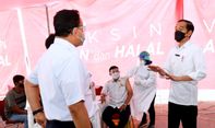 Jokowi Mengharapkan DKI Jakarta Mencapai Herd Immunity Agustus Mendatang