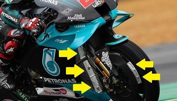Mengejutkan! Alasan Dua Tim Ini Tempelkan Lakban di Motor saat Balapan MotoGP Prancis