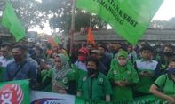 Demo Tolak Omnibus Law di Depan DPRD Temanggung, Buruh: Pemerintah Harus Tindak Tegas Pengusaha Nakal