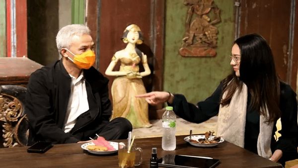 Kepada Anya Geraldine, Ganjar Pranowo: Cantik-cantik Makannya Banyak