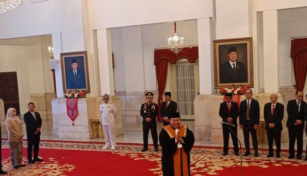 Suharto Resmi Jadi Wakil Ketua MA Bidang Nonyudisial, Pengambilan Sumpah Disaksikan Jokowi