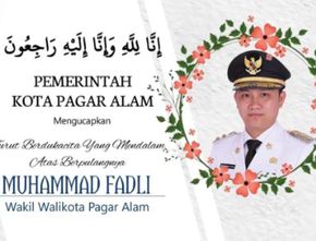 Kabar Duka! Wakil Wali Kota Pagaralam Muhammad Fadli Meninggal di Usia 37 Tahun