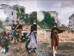 4 Remaja yang Modifikasi Batik Jadi Pakaian Modis Kekinian Dapat Kritik Pedas dari Netizen