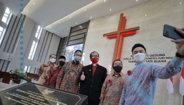 Anies Hadiri Peletakan Batu Pertama Gereja: Jakarta Bagi Rumah bagi Siapa Pun