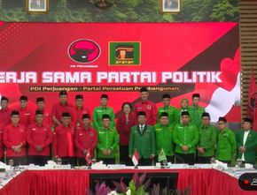 PPP Kunjungi DPP PDIP, Langsung Disambut Ganjar dan Megawati