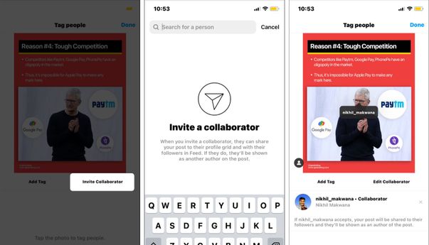 Coba Fitur Collab Baru di Instagram, Simak Cara Menggunakannya Biar Tidak Ketinggalan