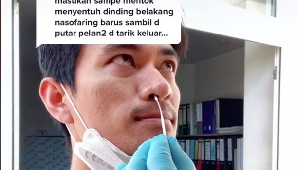 Ramai di TikTok Tentang Cara Antigen di Jerman Nyolok Hidung Enggak Dalam