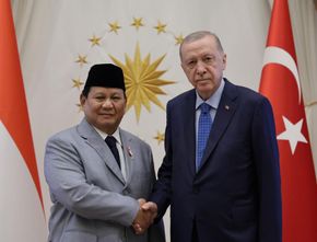 Prabowo Temui Erdoğan di Ankara, Bahas Kerja Sama Pertahanan