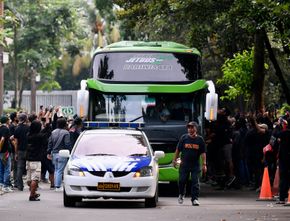 Pelemparan Bus Timnas Thailand di GBK, Polisi Langsung Selidiki Pelaku