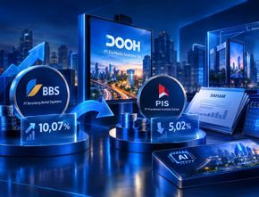 Prambanan Investasi Lepas Saham DOOH Rp179,85 Miliar, Investor Kuasai 10,07%