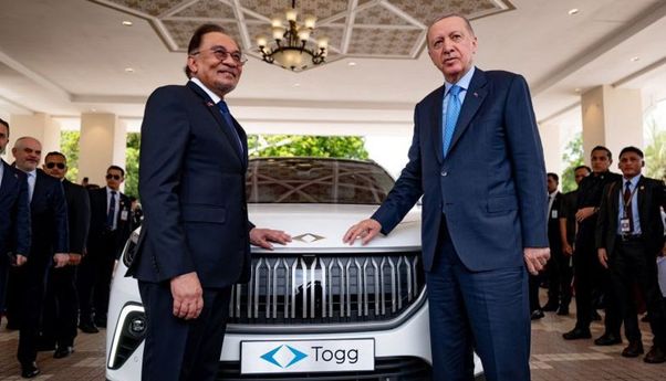 Presiden Erdogan Beri Hadiah Mobil Listik TOGG untuk PM Anwar Ibrahim