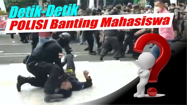 Viral Polisi Banting Mahasiswa, DPR akan Usut Tuntas Sementara Netizen: “Jadi Begini #PolisiSesuaiProsedur”