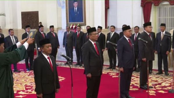 Copot Arifin Tasrif, Presiden Jokowi Lantik Bahlil Lahadalia Jadi Menteri ESDM