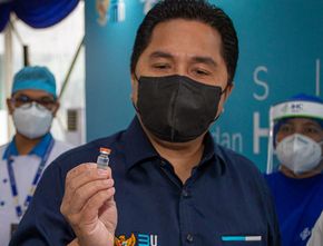 Kabar Gembira dari Erick Thohir: 77 Juta Dosis Vaksin Merah Putih dari Bio Farma di Juli 2022