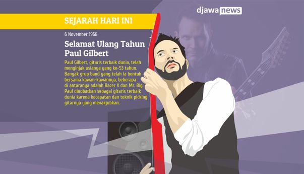 Sekilas Tentang Gitaris Terbaik Dunia: Paul Gilbert