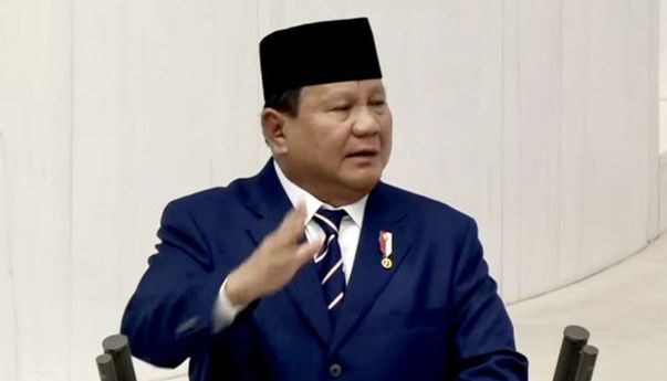 Pidato di Parlemen Turki, Prabowo Singgung Banyak Negara Diam Lihat Ksisis Kemanusiaan di Gaza
